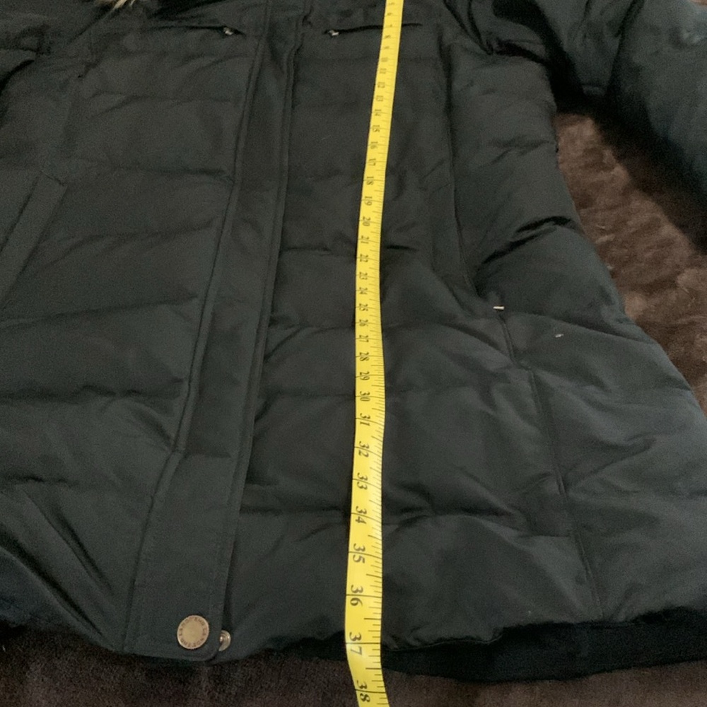 Long Lands End down women’s coat XL - Picture 8 of 9